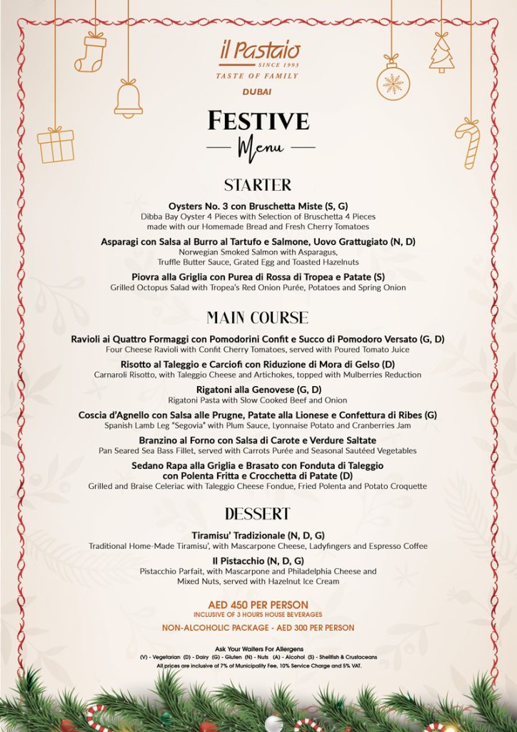New Beginnings at il Pastaio Dubai – Click for an Unforgettable New Year in Dubai!