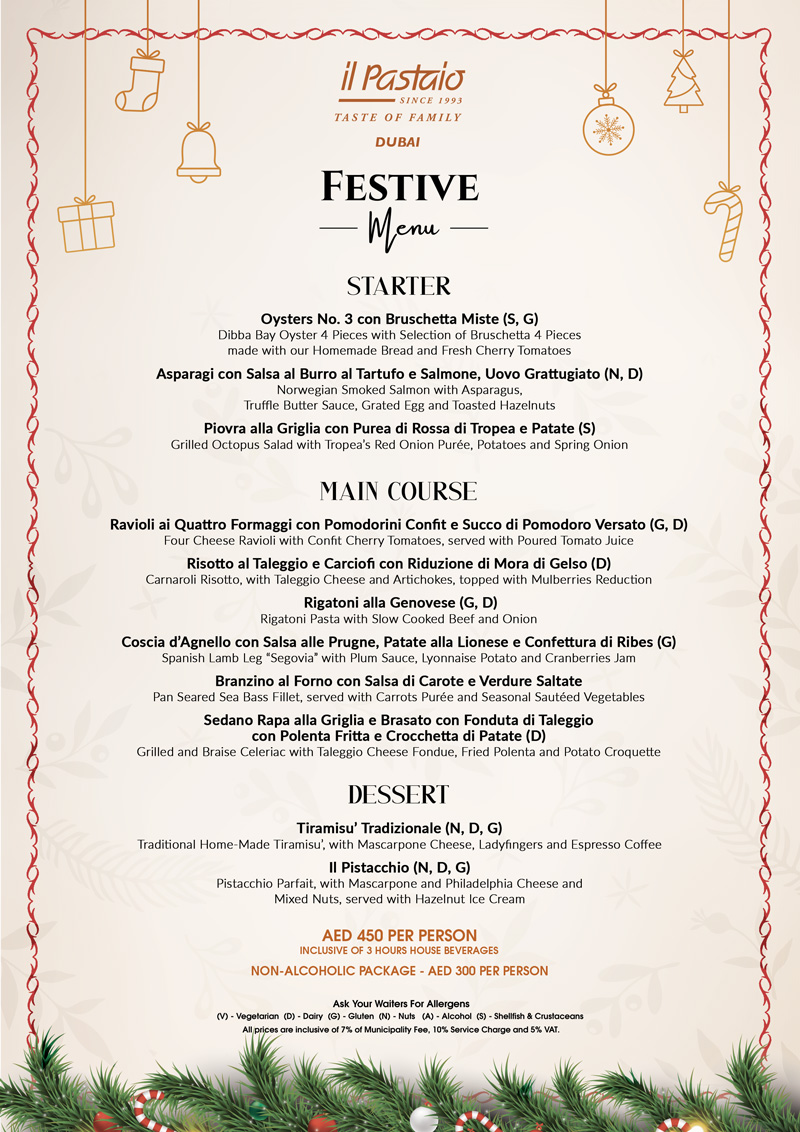 New Beginnings at il Pastaio Dubai – Click for an Unforgettable New Year in Dubai!